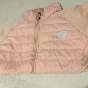 New Balance Blush Pink Puffer Jacket